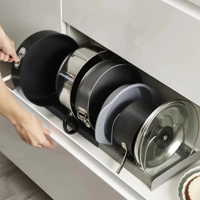 Stainless Steel Pots & Pans Storage Rack