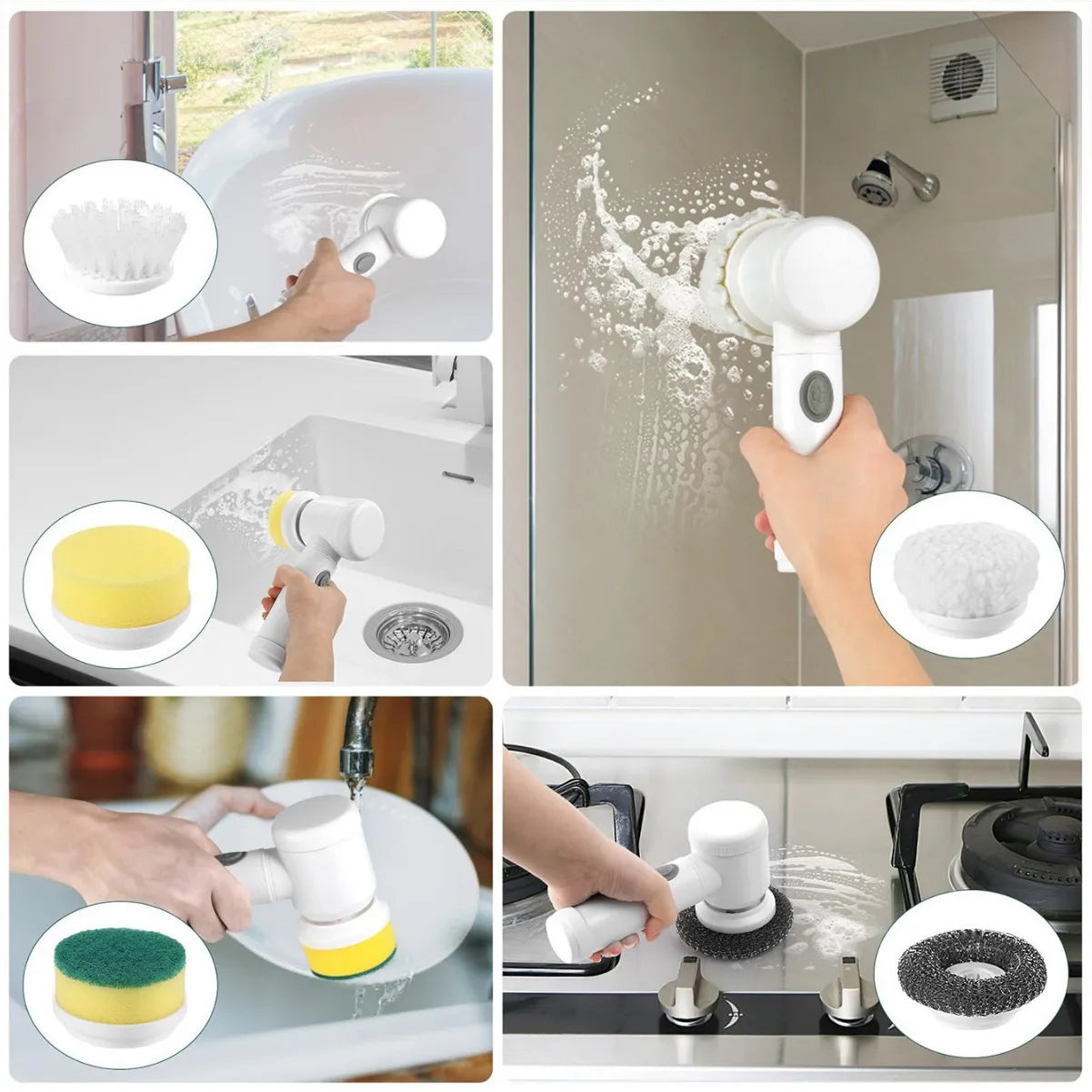 Multifunction Electric Scrub Cleaner