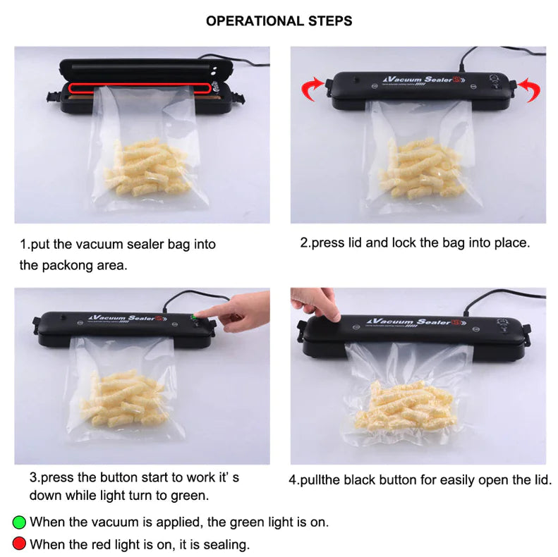 Food Preserving Vacuum Sealer Machine