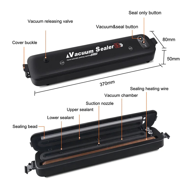 Food Preserving Vacuum Sealer Machine