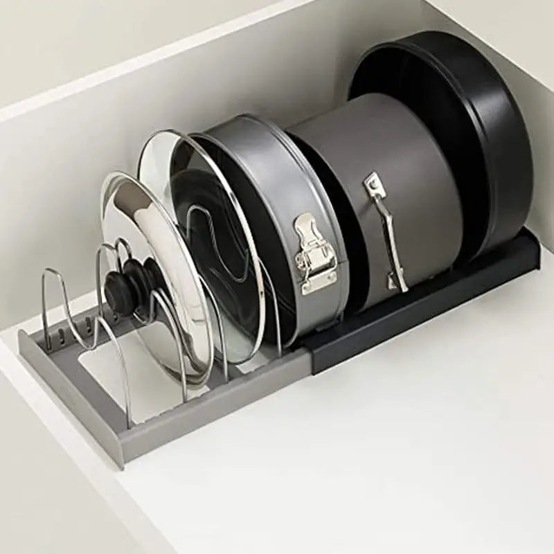 Stainless Steel Pots & Pans Storage Rack