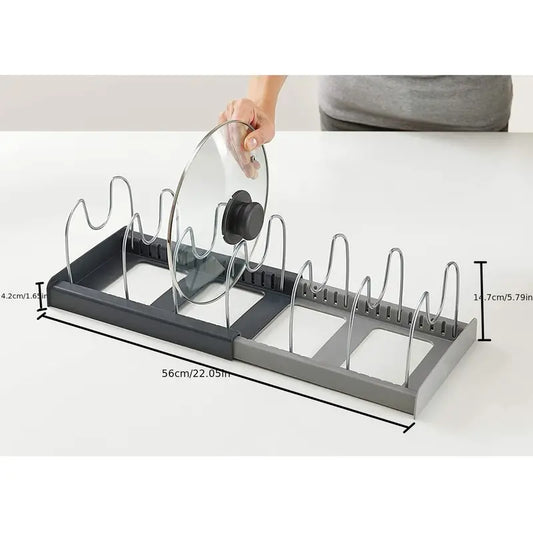 Stainless Steel Pots & Pans Storage Rack