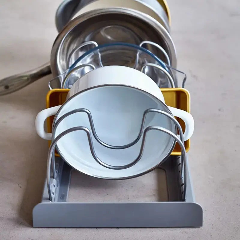 Stainless Steel Pots & Pans Storage Rack