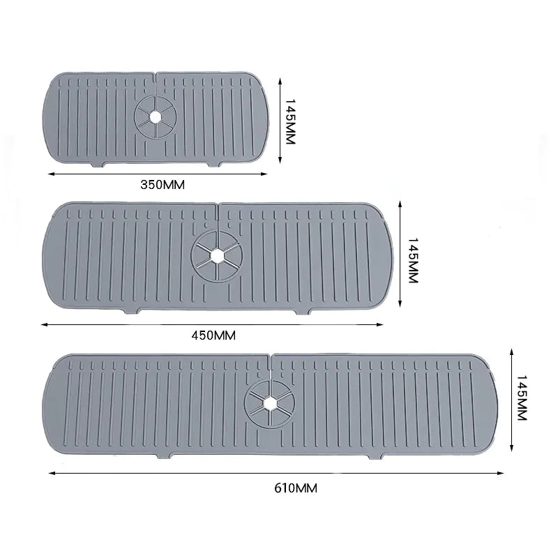 Sink Silicone Splash Guard Mat