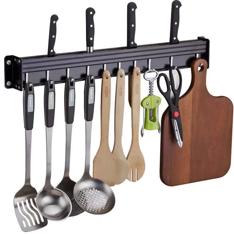 Drill-Free Wall-Mounted Knife Rack