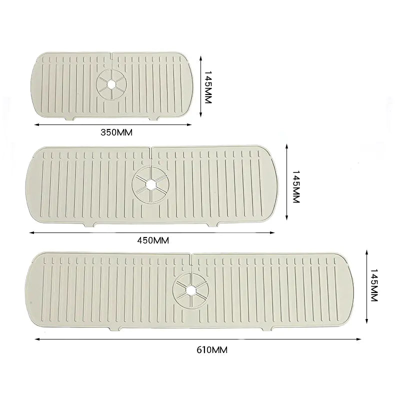 Sink Silicone Splash Guard Mat